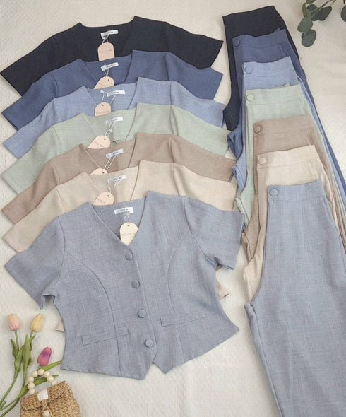 Two Piece Single Breasted Tailored Sets